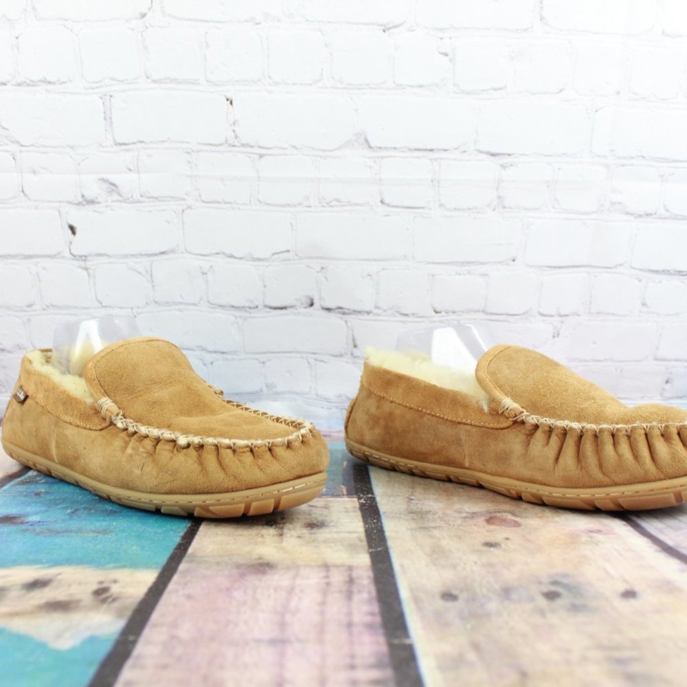 LL BEAN Lined Wicked Good Venetian Slippers Sz 10 - Picture 2 of 9